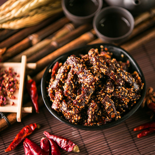 牛头牌 地狱辣 香辣+麻辣牛肉干组合 40g*4袋 聚划算+天猫优惠券折后￥19.99包邮（￥39.99-20）