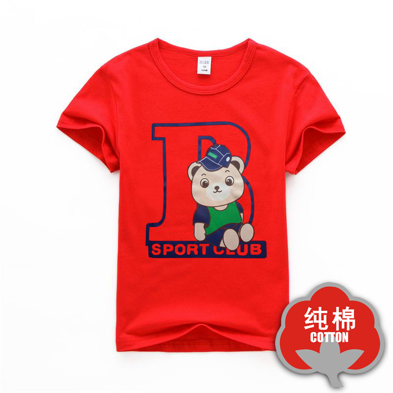 Trẻ em ngắn tay T-Shirt Hải Quân 2018 người đàn ông mới và phụ nữ trẻ em ngắn tay cotton t-shirt 5-10 trẻ em mỏng quần áo