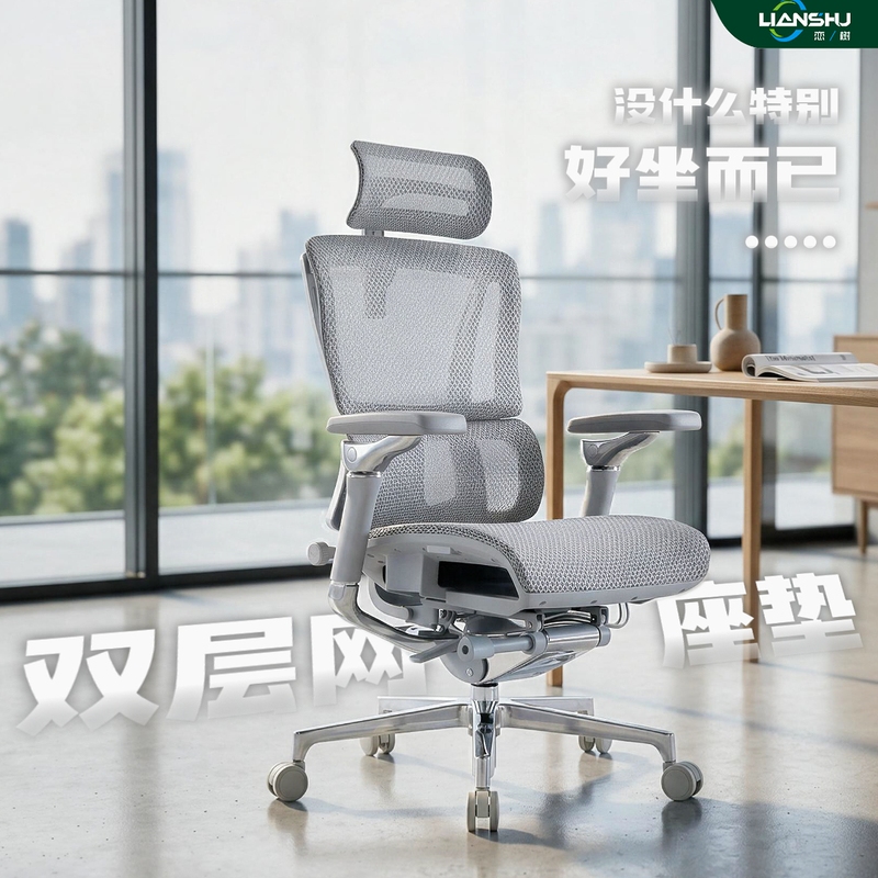 Lianshu L2 Ergonomic Chair, Multi-Functional Adjustable Home Computer Chair, Comfortable for Long Sitting, Breathable, Waist-Protecting Office Chair Lianshu L2 Ergonomic Chair, Multi-Functional Adjustable Home Computer Chair, Comfortable for Long Sitting, Breathable, Waist-Protecting Office Chair