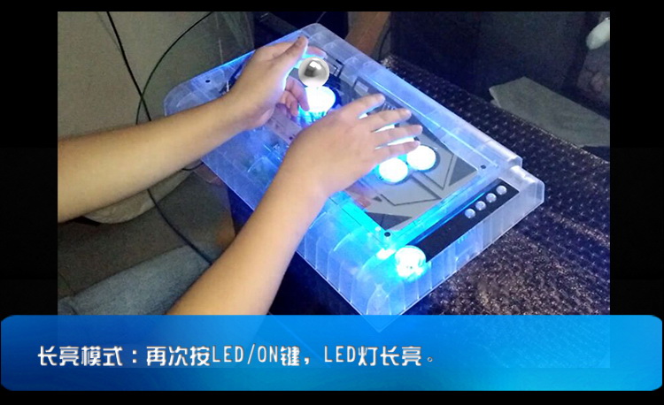 Boxing Q2-GSC Cool LED Sanhe glare arcade King of Fighters Street Fighter Professional Rocker PS4 King of Fighters 14 tay cầm ps3