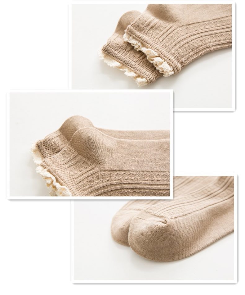 Vớ Nhật Bản trong ống cotton bằng sợi tre quần tất lót lông