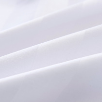 Hotel bed sheets supply white cotton three cm stripes encrypted thickened five-star bedding