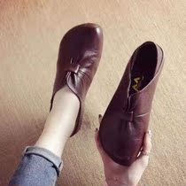 Brother home shoes and clothing preferred AGJMT2065 first layer cowhide soft shoes mother dancing shoes nine sister No.1 shoehouse