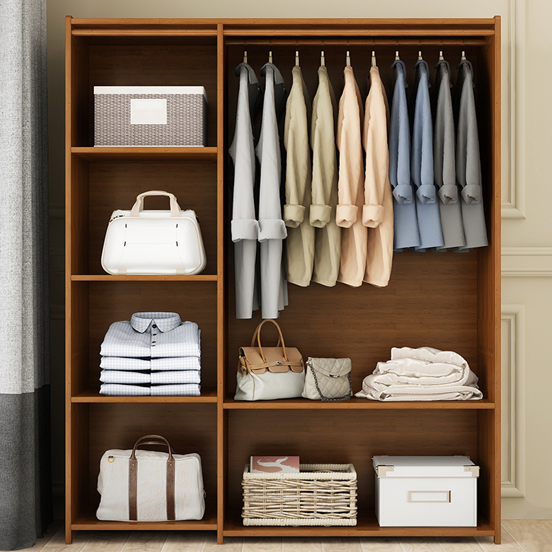 Minimalist modern bedroom clothes hanger multifunctional combined hanger hanger anti-dust big wardrobe set clothes closet clothes hanger