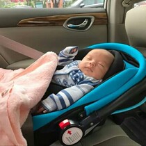 Baby long-distance car ride artifact basket car child safety seat newborn carrying basket baby portable cradle