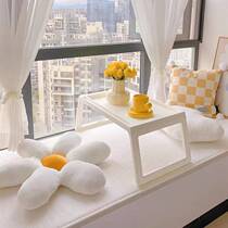 2022 Internet celebrity bay window table small coffee table foldable tatami balcony mini window sill tea table bedroom sitting low table