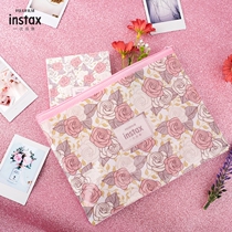 Fujifilm Fuji instax one-time imaging original photo storage Rose grid bag Notebook