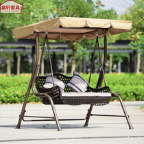 Nordic outdoor pastoral art design swing hanging basket hanging chair iron balcony garden hotel courtyard leisure swing