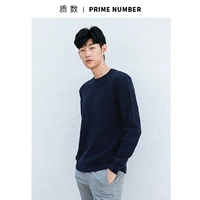 Áo len nam mùa xuân 2019 mới len và áo len cashmere pha trộn áo len cổ tròn cho nam PC3K046 - Áo len