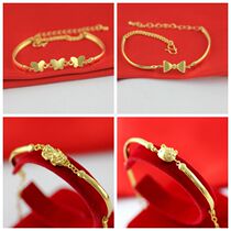 Special Cabinet Cute Bracelet Womens Gold Shop The Same Section B127A Handstring Katy Cat Oyuan Gold Chain Sub with extended chain