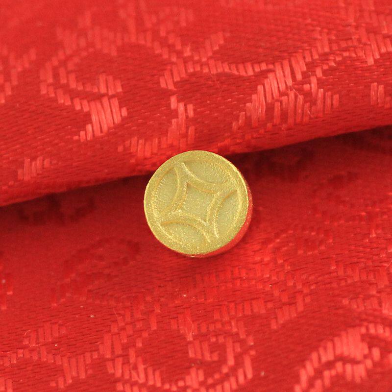 Money blessing word hand string loose bead accessories imitation gold DIY copper money blessing word across the chain Vietnam sand gold beads