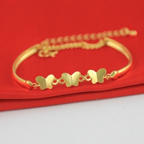 S buckle water drop extension chain bracelet type bracelet woman B217 infinity big three butterfly gold plated chain sub microcommercial generation