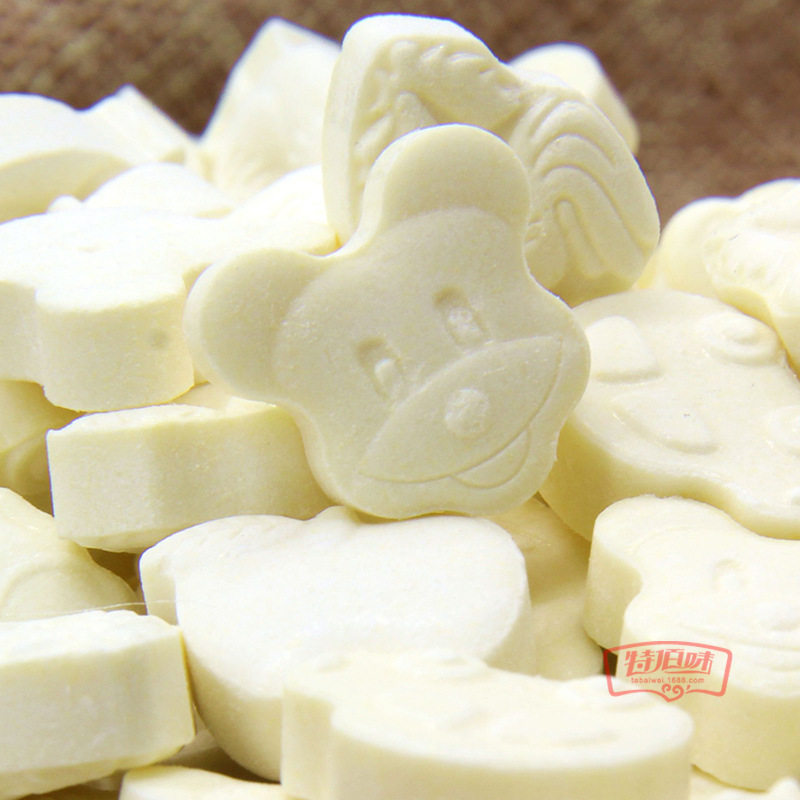  Seexternal Pleasant Garden Profiled Milk Bay Cartoon Dried milk tablet Five catties Bulk baby Snack Original Taste-Taobao