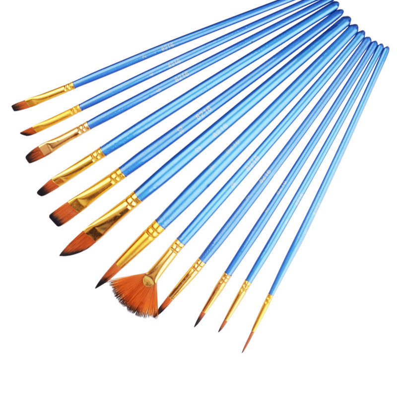 Watercolor Pen Watercolor Pen Oil Paintbrush Fine Art Painting Platoon Fine Art With Nylon Hair Paintbrush 12 Sets