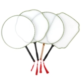 Детский круглый веер для детского сада, набор материалов, «сделай сам», ручная роспись, граффити