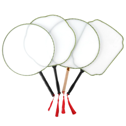 Детский круглый веер для детского сада, набор материалов, «сделай сам», ручная роспись, граффити