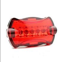 Bicycle 5LED safety tail light butterfly light 7 battery warning light mountain road bicycle night riding accessories