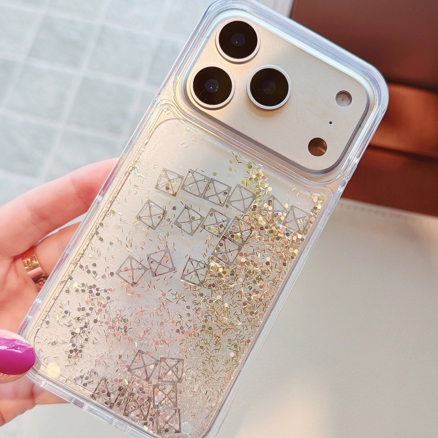 出口美国潮牌苹果17Promax手机壳银色流沙适用于iphone16pro液体流动15/14/13保护套评价- 淘宝网