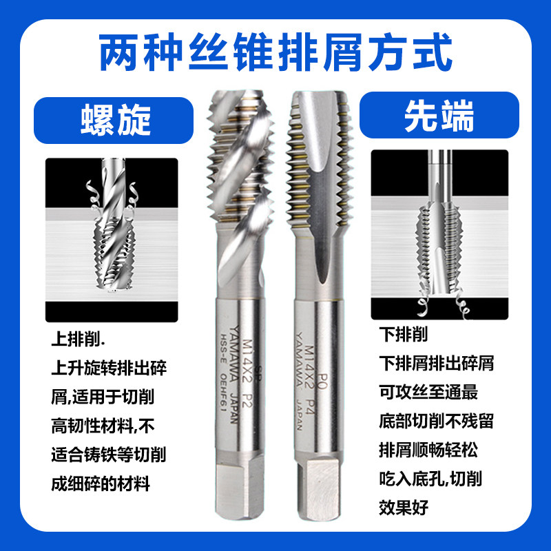 Japan imports OSG machine to tap aluminum copper piece with screw screw with high speed net