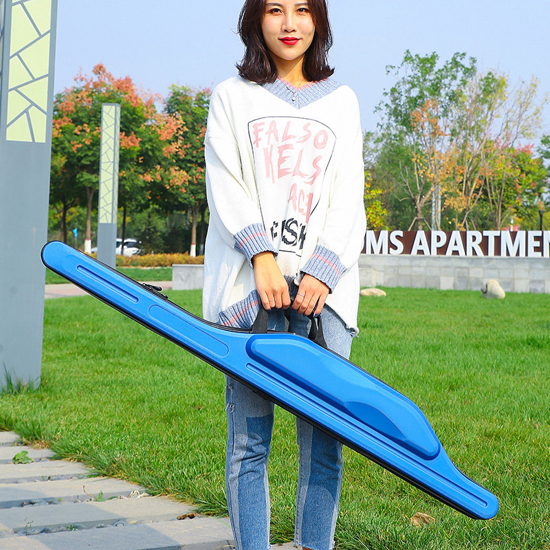 New ABS hard shell Lua fishing gear package waterproof and long sea pole pole pole fishing bag