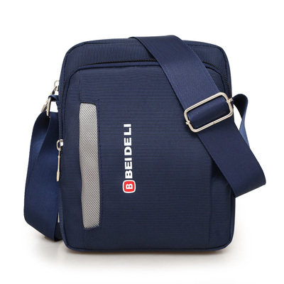 Men's bag outdoor leisure sports waterproof Oxford cloth bag shoulder slung men's bag canvas bag cross bag small bag