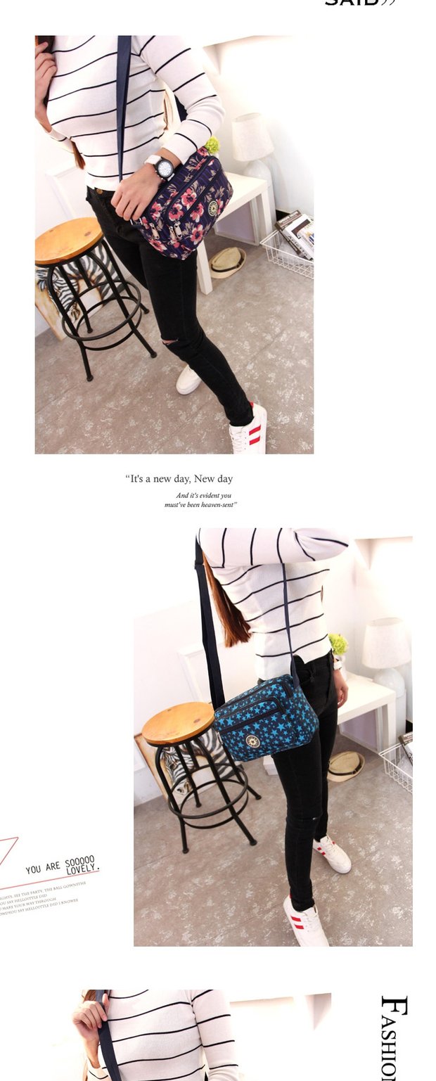 Phụ nữ mới đeo chéo túi đeo vai Messenger túi nylon Túi vải Oxford giữa và túi nữ cũ túi nhỏ giản dị túi christian dior