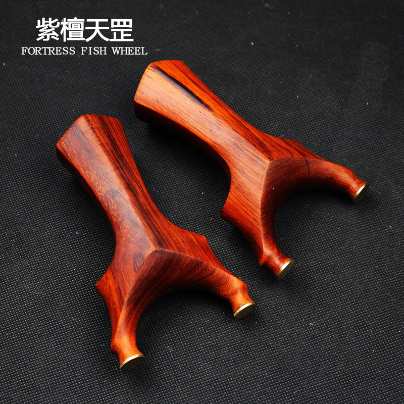 Desert Iron Heathen Wood Slingshot Bow Pure Artisanal Solid Wood Blood Sandalwood Patch Bronze Head Small-to-Tooth Flat Leather Fascia Precision Bow New
