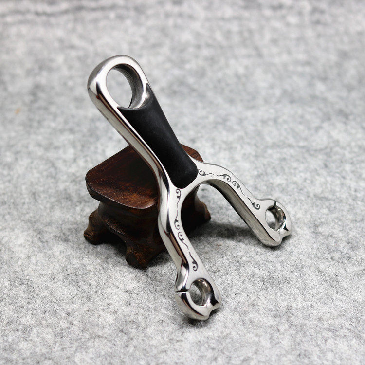 Xingyue wandering stainless steel metal outdoor toys traditional positioning slingshot palm bright mirror mirror Xiangyun Liulang