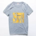 6XL mùa hè size lớn áo thun thể thao nam tay ngắn tay cộng với phân bón XL cotton nửa tay áo sơ mi nam béo áo thun nam đẹp Áo phông ngắn