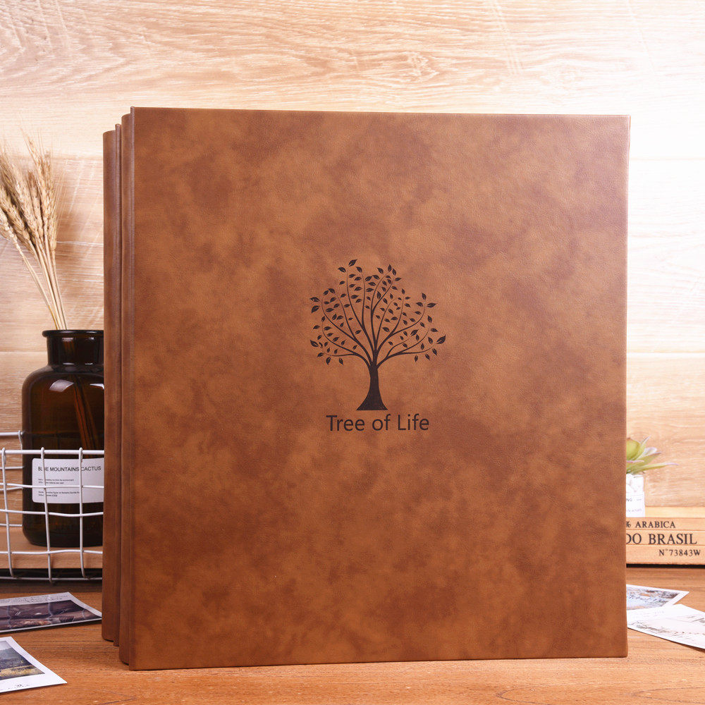 Leather large capacity 55 inch 6 six inch mixed edition interstitial family photo album storage album this album album