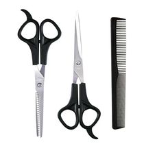 3PCS Hairdressing Scissors 6 Inch Scissors Kit Tool for Cutt
