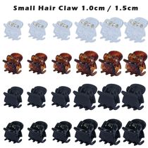 10Pcs Lot Hair Claw Clips for Women 1 0 1 5cm Small Black Br