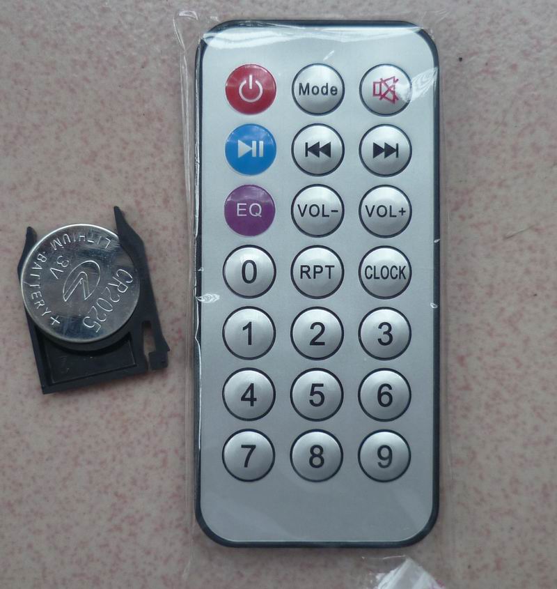 21 key ultra-thin MP3 remote control usb mp3 decoding board remote control SD decoder remote control