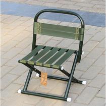 Folding chair outdoor folding stool portable backrest chair stool home low stool small horse fishing chair small bench