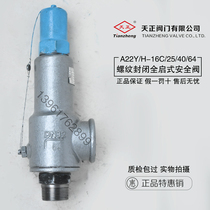 Tianzheng A22H Y W-16 25 40 64 100 160 320C P closed full lift safety valve