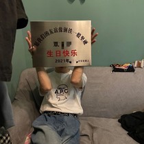 Stainless steel Birthday Gift Cards Friendship STAINLESS STEEL PLATE BIRTHDAY PLAQUE SIGN STURDY LOVE LIKE STAINLESS STEEL