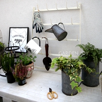 Fall in love with garden groceries) patio terrace balcony home decoration wall-mounted cup holder grocery pendant rack