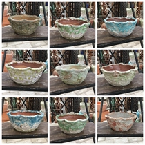 Fall in love with the garden) foreign trade basin hand pressure crude Vine handmade Basin