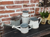 Fall in love with the garden early summer new products) garden groceries vintage style old white iron iron leather series