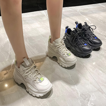 Daddy shoes 2022 new in tide black spring and autumn to increase leisure sneakers women running shoes