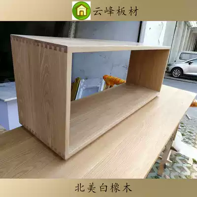 American white oak solid wood board table panel log wood square Wood Wood custom stair step board diy