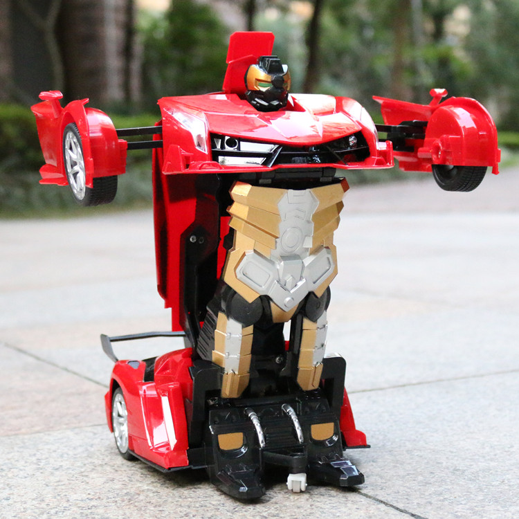 Biến dạng xe điều khiển từ xa Robot King Kong sạc điện thoại di động không dây điều khiển từ xa xe đồ chơi xe bé trai quà tặng 4-10 tuổi đồ chơi cho bé 1 tuổi