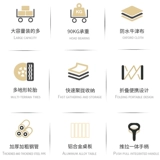 Дорожный складной кемпер фургон для кемпинга, тележка, портативная корзина для покупок для домашнего использования