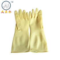 Big head male industrial cleaning agent thickened beef tendon gloves Thick acid and alkali resistant gloves Chemical cleaning gloves Labor protection cleaning