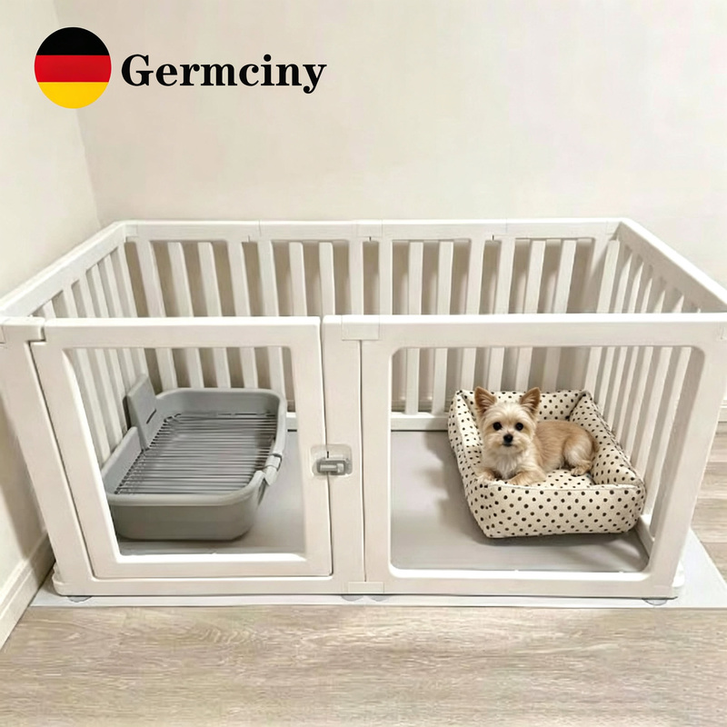 German Petvoy Pet Fence Balcony Dog Fence Anti-Escape Indoor Small Dog Cage Fence Dog House German Petvoy Pet Fence Balcony Dog Fence Anti-Escape Indoor Small Dog Cage Fence Dog House