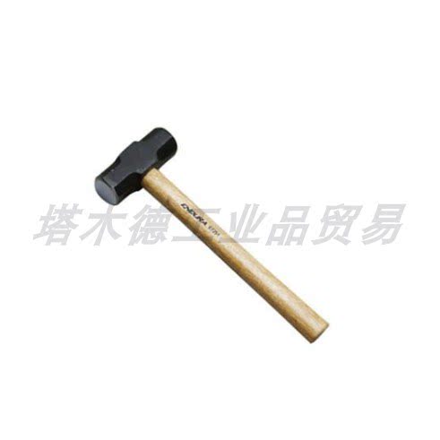 木柄八角锤 木柄石工锤木工铁榔头建筑锤4磅6磅8磅石工锤子