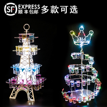 Bar 1314 glowing wine rack bullet cup holder KTV wine mouthful cup holder creative colorful cocktail shelf