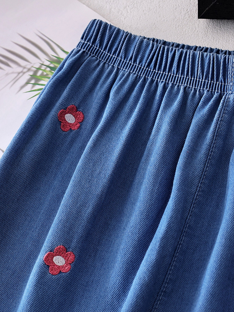 Летние тонкие детские штаны, джинсы, средство от комаров, свободный крой, детская одежда Wei future 