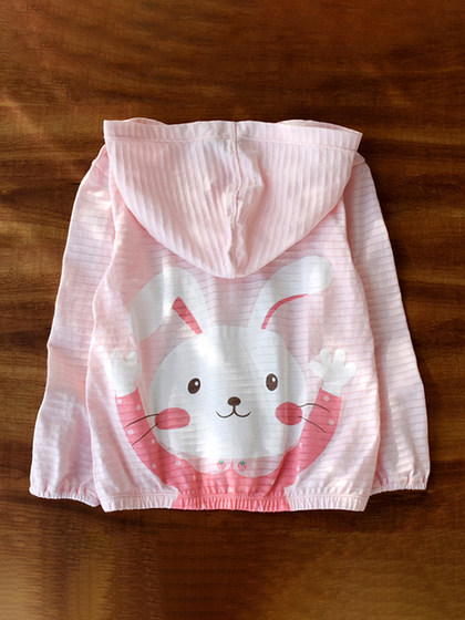 女童防晒衣夏季纯棉薄款外套儿童透气新款宝宝空调服大童防紫外线