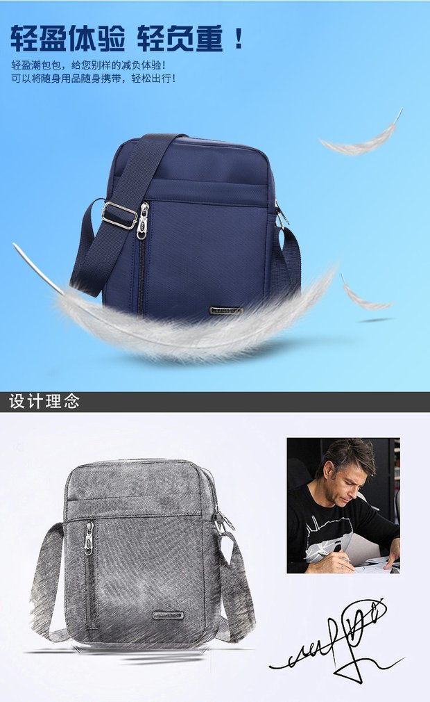 Người đàn ông mới của túi giản dị vai túi kinh doanh túi người đàn ông hoang dã của Hàn Quốc túi du lịch nhiều lớp người đàn ông của túi đơn giản túi thủy triều vascara túi xách